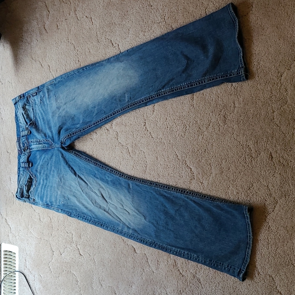 Mens Silver Craig jeans 36x34